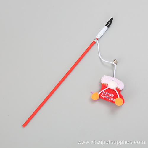 Christmas Series with Bells Teasing Cat Toys